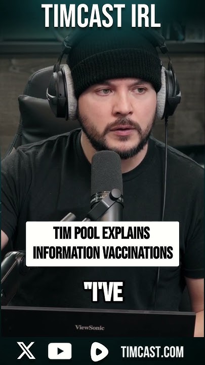 Tim Pool Explains Information VACCINATIONS - YouTube