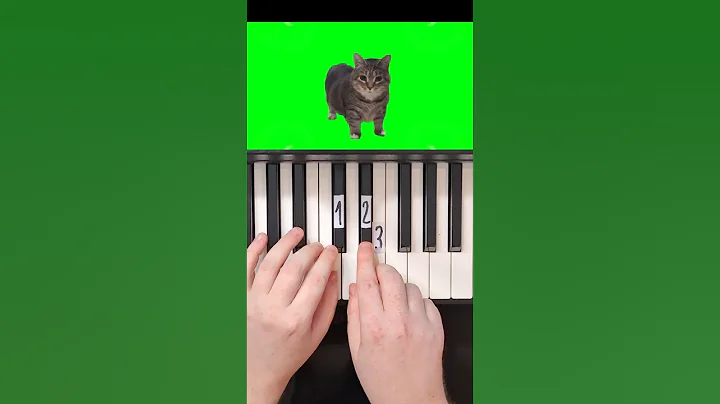 OIIAO Spinning Cat Piano Tutorial #shorts