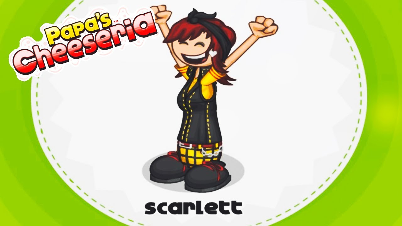 НОВЫЙ ОФИЦИАНТ СКАРЛЕТТ - Papa's Cheeseria #3