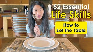 How to Set Table (52 Essential Life Skills series)