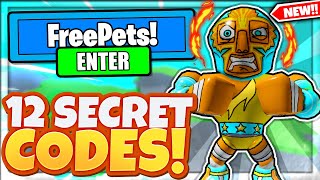 12 NEW SECRET *FREE PETS* CODES In Roblox Muscle Legends! screenshot 5