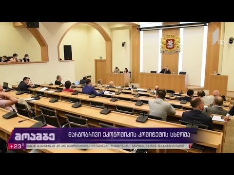დარგობრივი ეკონომიკის კომიტეტის სხდომა