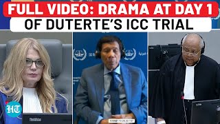 Full Video: Day 1 Of Duterte ICC Trial After Ex-Philippines Prez Brought To Hague | Drama At Hearing