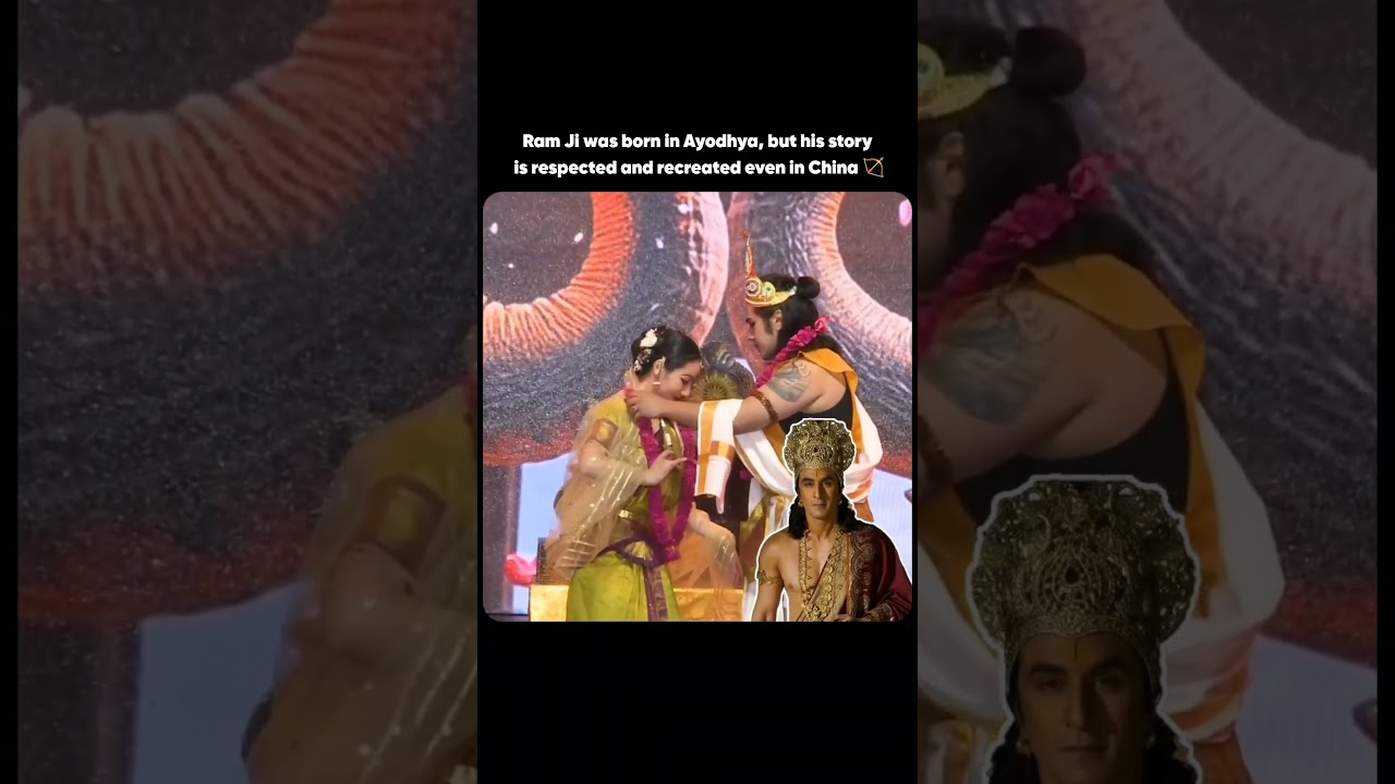 A story of Rama being told in china 🙏
