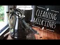 How We Clean Our Milk Lines and Equipment.