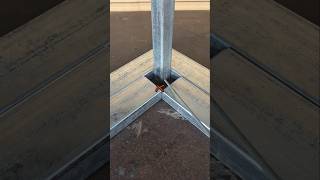 How to solve the problem of square tube connection #fabrication #welding #welder #joining