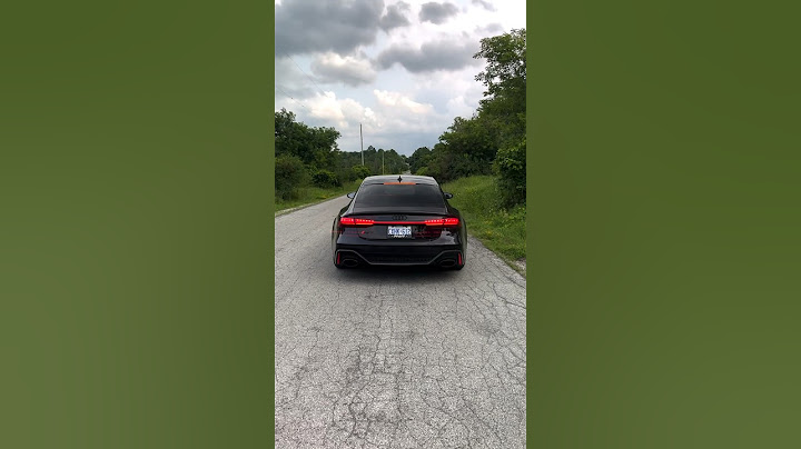 2023 Audi RS7: Launch Sequence