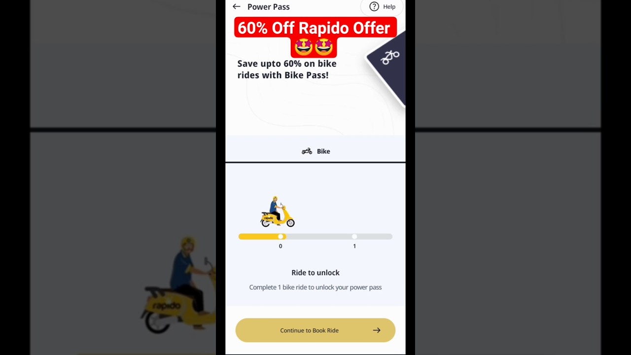 Rapido Coupan Code 60% off 🚀| Latest Rapido Offers | Free Ride & Cashback Tricks 🛵✨ 