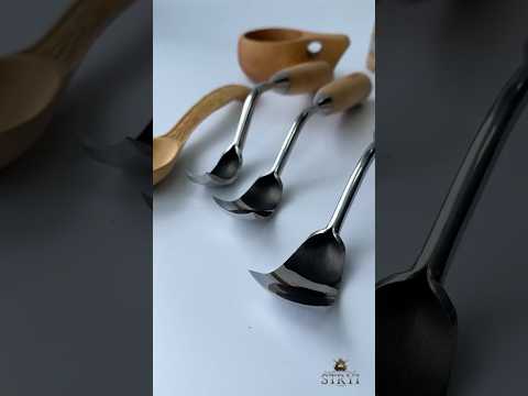 Стамеска клюкарза силова глибока полога 40 мм для різьблення по дереву “STRYI” Profi профіль №5, видео 1