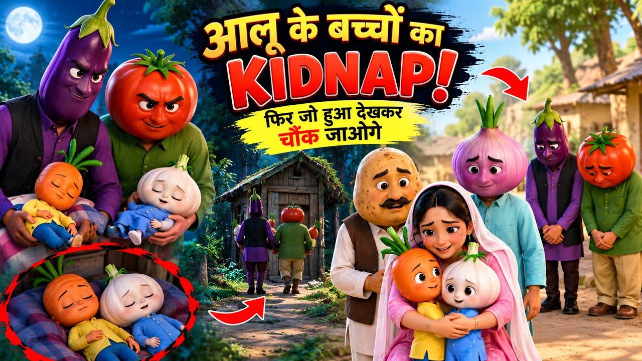 😱 आलू के बच्चों का KIDNAP! 😭 फिर क्या हुआ? - YouTube