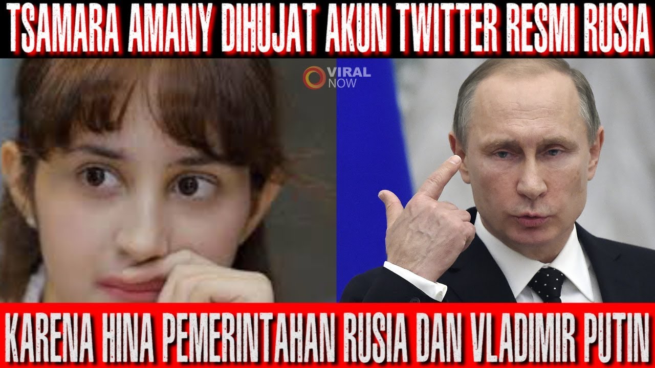 POLITISI PSI TSAMARA AMANY DI HUJAT AKUN RESMI RUSIA KARENA