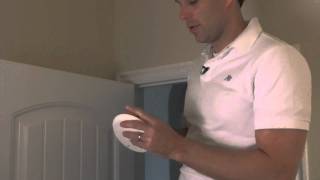 Ceiling-Mount Wireless Motion Sensor Installation