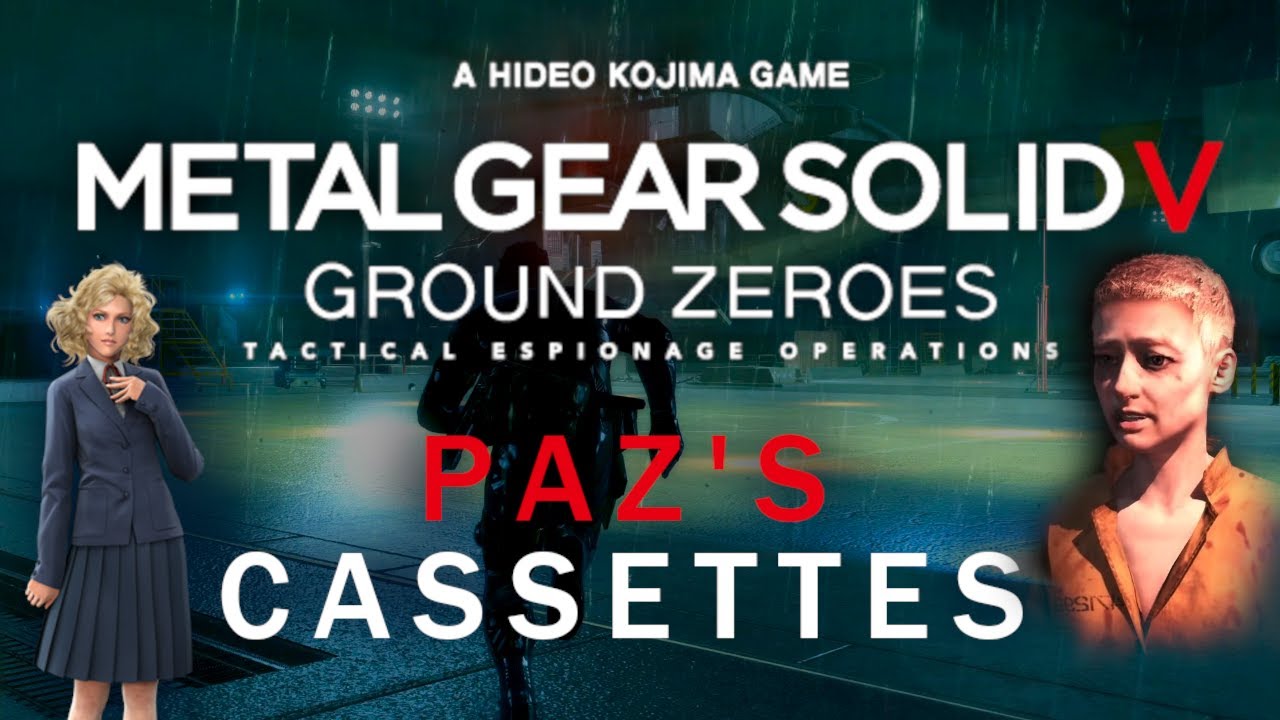 Metal Gear Solid V Ground Zeroes All Paz's Cassette Tapes YouTube