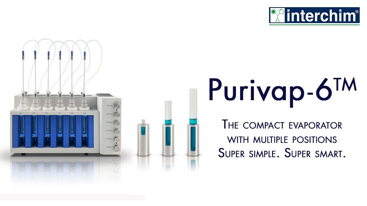 puriVap-6 - Compact evaporator with multiple positions by Interchim