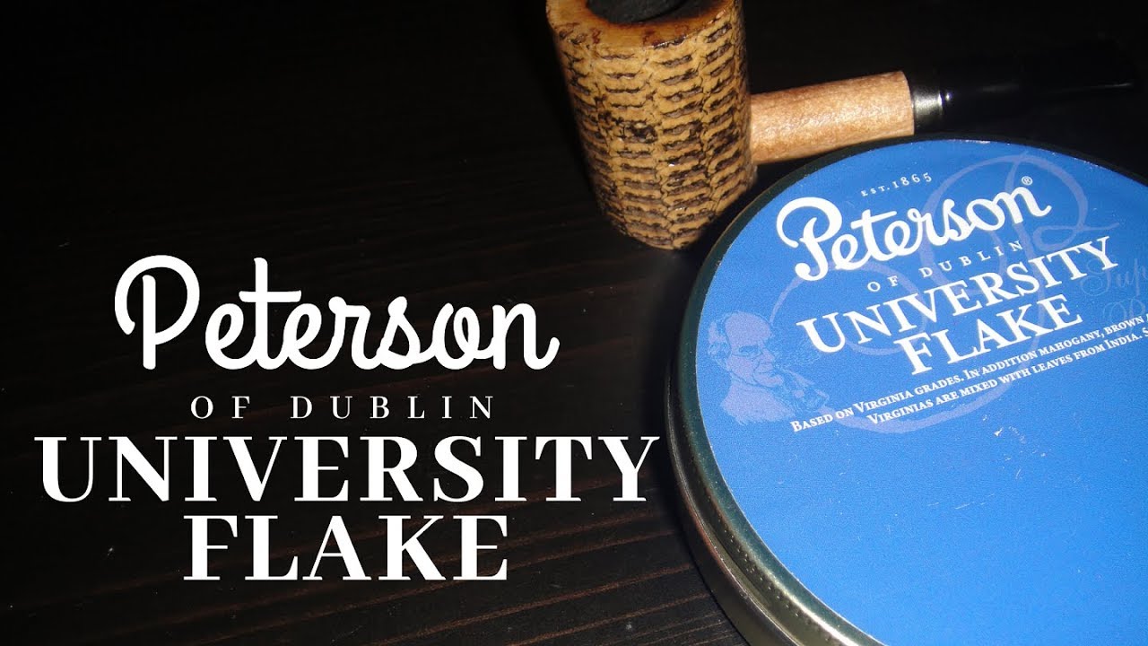 university flake tobacco Peterson Pipe University Flake Pipe Tobacco (50g