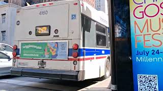 CTA New Flyer DE60LF on Rt, 147 #4160 and D60LFR on Rt. 146 #4348
