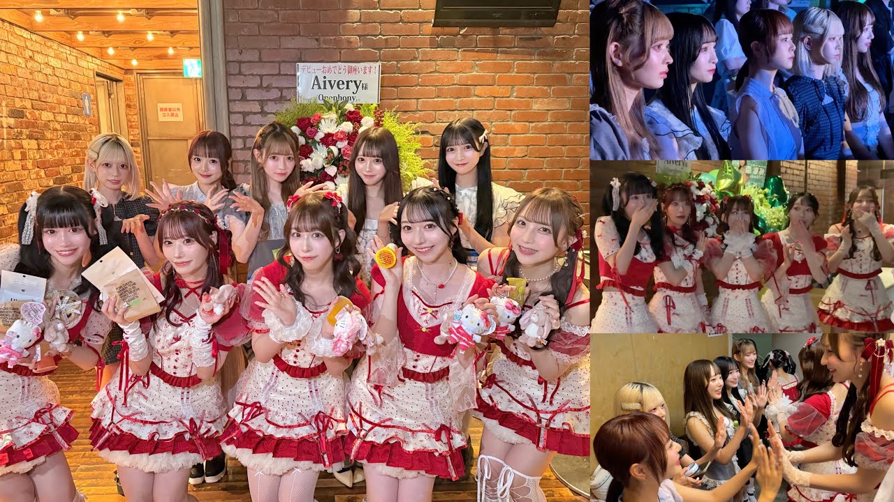 【DebutLive】妹グループAivery誕生🍒サプライズでお祝いvlog⟡ ࣪ 