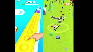 Pop Run 3D VS Anti Spider Run 🏃💨 - All Levels SpeedRun Gameplay Android iOS Ep1 screenshot 5