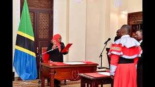 🔴#LIVE: :Rais Samia akiapisha Majaji