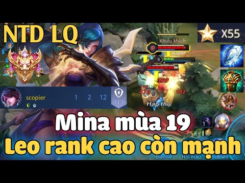 Video Mina mùa 19 liên quân | Cách chơi, lên đồ, phù hiệu,... - youtube