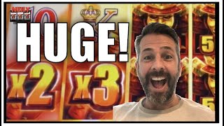 HUGE HUGE HUGE HUGE HUGE HUGE HUGE HUGE JACKPOT on WILD WILD SAMURAI SLOT MACHINE! screenshot 1