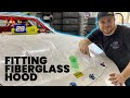 Fitting and Cutting Five Star Fibreglass Race Car Hood