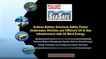SWE SeaSafe - Subsea Battery Solutions