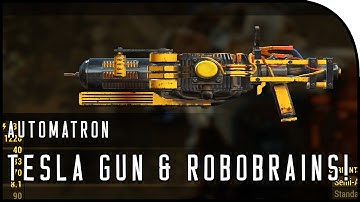 Fallout 4 Automatron DLC Gameplay Part 3  – “TESLA GUN, THE ROBOBRAIN!”