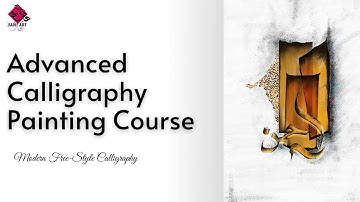 Lesson 1- Advanced Calligraphy Painting Course | Diwani Jalli Script | Double Pencils