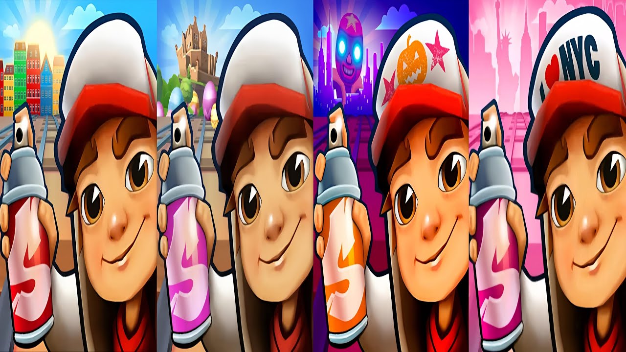 Subway Surfers : Copenhagen 2025 🆚 Easter Edinburgh 2025 🆚 Mexico 2022 🆚 New York 2021
