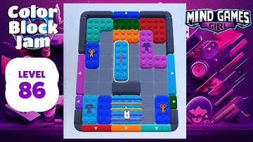 Color Block Jam level 86 gameplay walkthrough solution