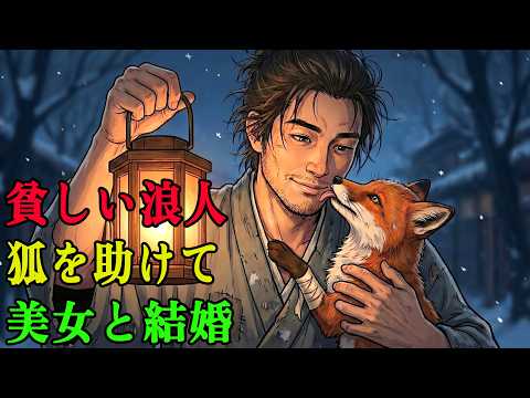 罠にかかった赤い獣を助けた貧しい浪人。その後に美しく甲斐性のある妻を娶り、幸せを掴んだ | 野談 | 伝説 | 昔話 | 説話 | 民話のサムネイル