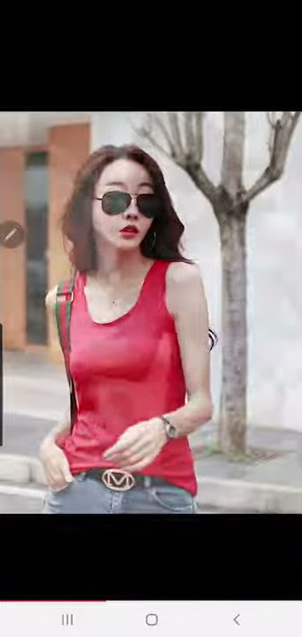 Tanktop singlet wanita gaya korea