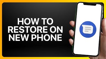 How To Restore Google Messages On New Phone Tutorial