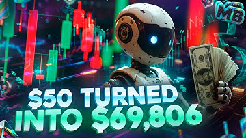 Pocket Option $50 Turned into $69,806 with Binary Options Trading Strategy! Binary Bot 2025! Trading