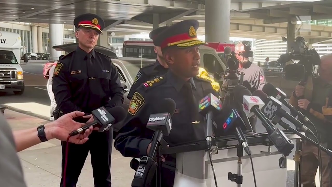 Man fatally shot by police at Toronto Pearson airport following ‘dispute’ outside Terminal 1