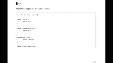 Control Structures   For Loops HD 1080p