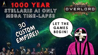 [HUGE AI BATTLE] Stellaris Mega Time-Lapse | 30 Empires | 82 Hours of Footage! | All DLC Included