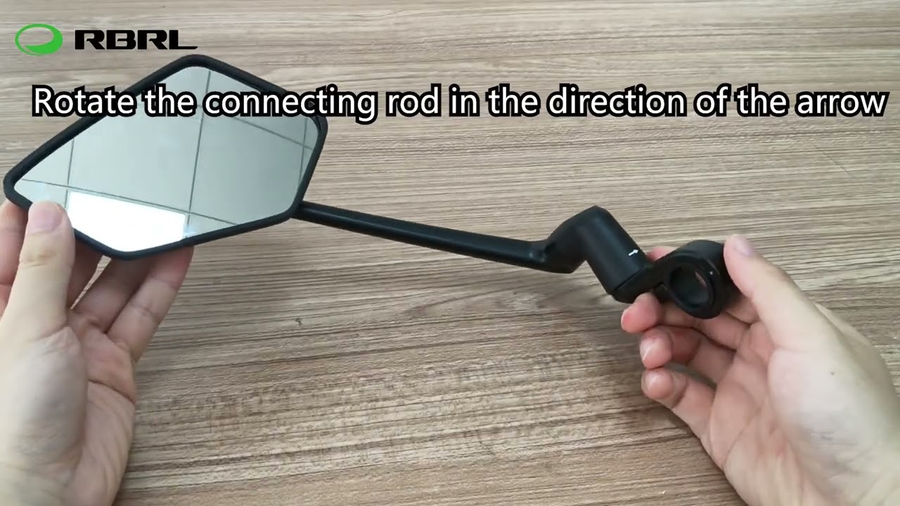 Installation of RBRL bike mirror RM16 new launched bicycle mirror handlebar  mirorr