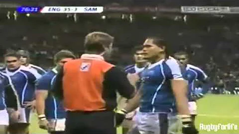 Alesana Tuilagi insane fight V Lewis Moody - Engla...