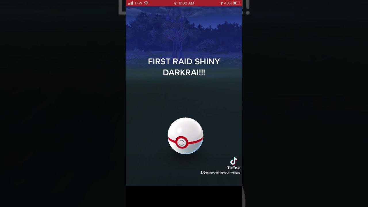 First raid shiny darkrai (98%)