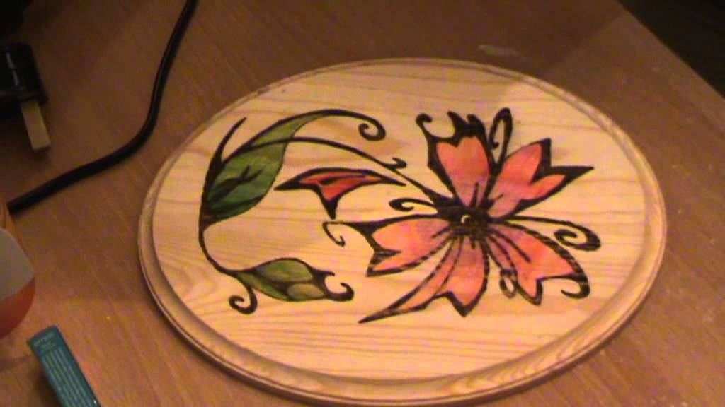 Basics and Tools of Pyrography (How to add color for your wood piece) Part  4 