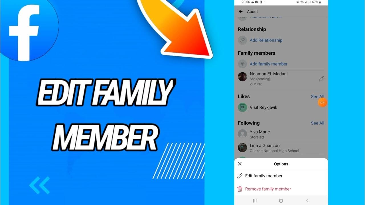 How To Edit Change Family Member On Facebook App YouTube