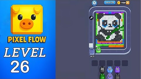 Pixel Flow Level 26 Walkthrough