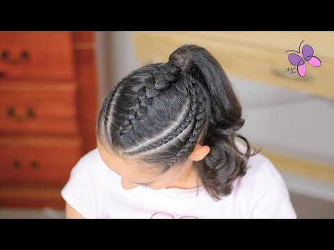 easy-cornrows-ponytail-|-braided-ponytail-|-cute-hairstyles