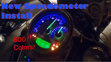 Roadking Speedometer / analog tach Install!