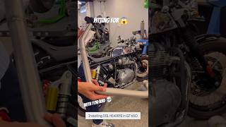 fitting for 😱 IXIL HEADERS in GT 650 ? 🤫#motoking #automobile #viral #shortvideo #sportbike #short 💀