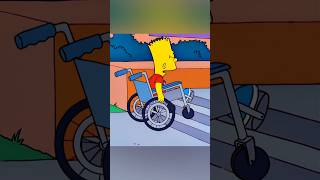 Bart is in wheelchair #simpsons #viral #anime #recap