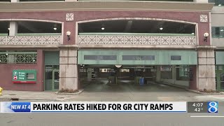 Parking rates increase for GR city ramps Grand Rapids Changes Parking Rate Hours