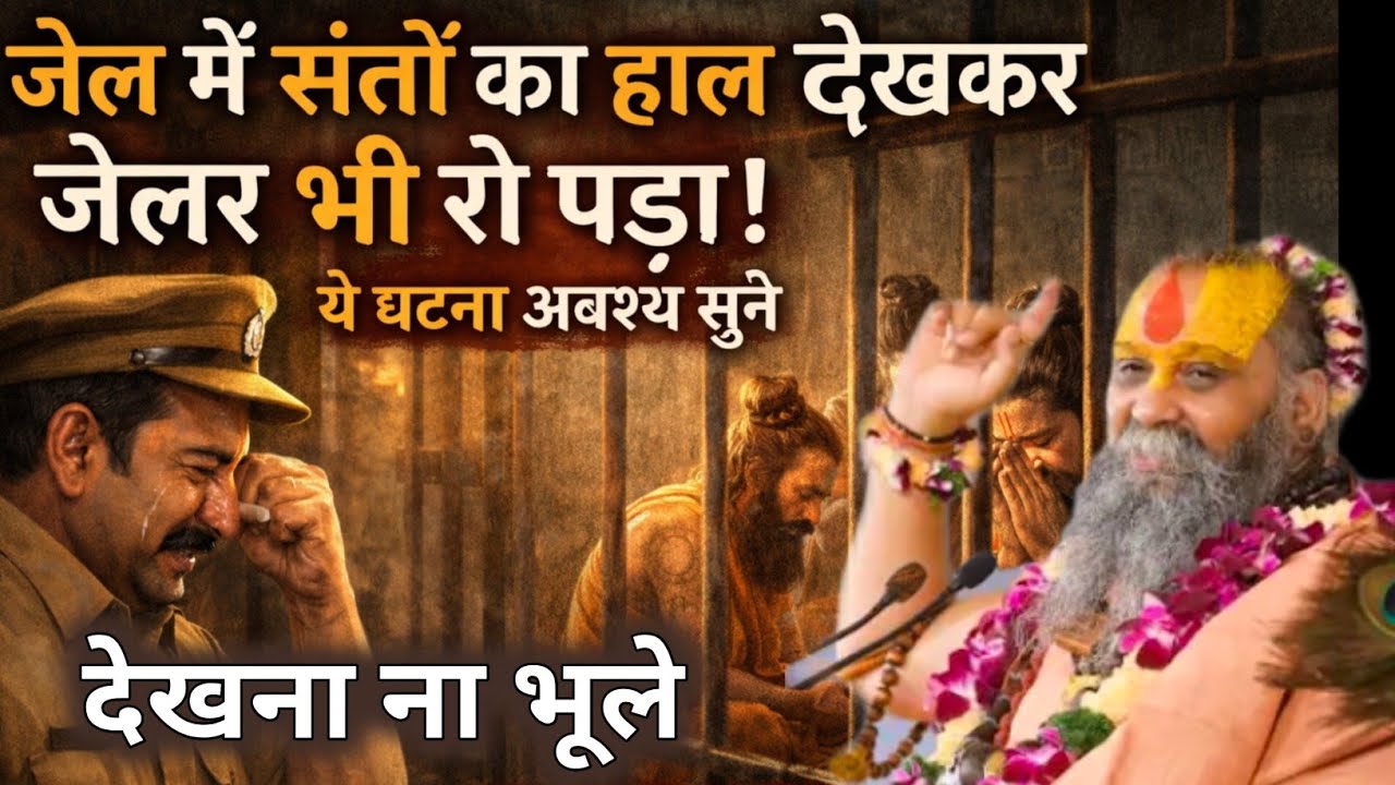 “जेल में संतों का हाल देखकर जेलर भी रो पड़ा | ये घटना अवश्य सुने”। #katha 
